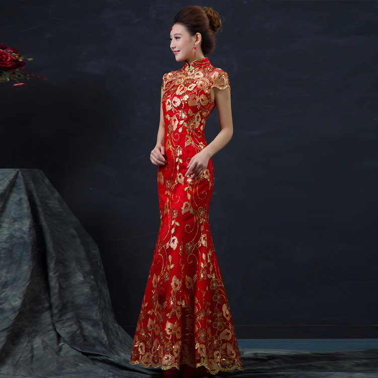 Red Chinese Dress